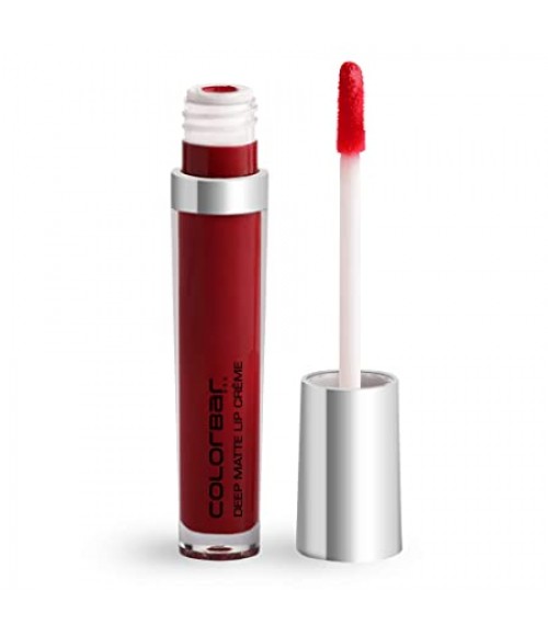 Colorbar Deep Matte Lip Creme, Deep Red 001, 6ml